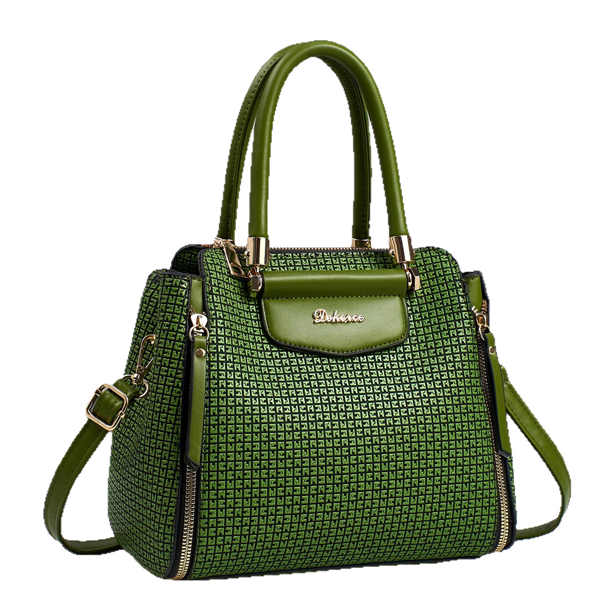 Women's bag manufacturer's PU handbag 2025 model solid color retro single-shoulder bag, Korean style fashionable large-capacity crossbody bag Item Picture
