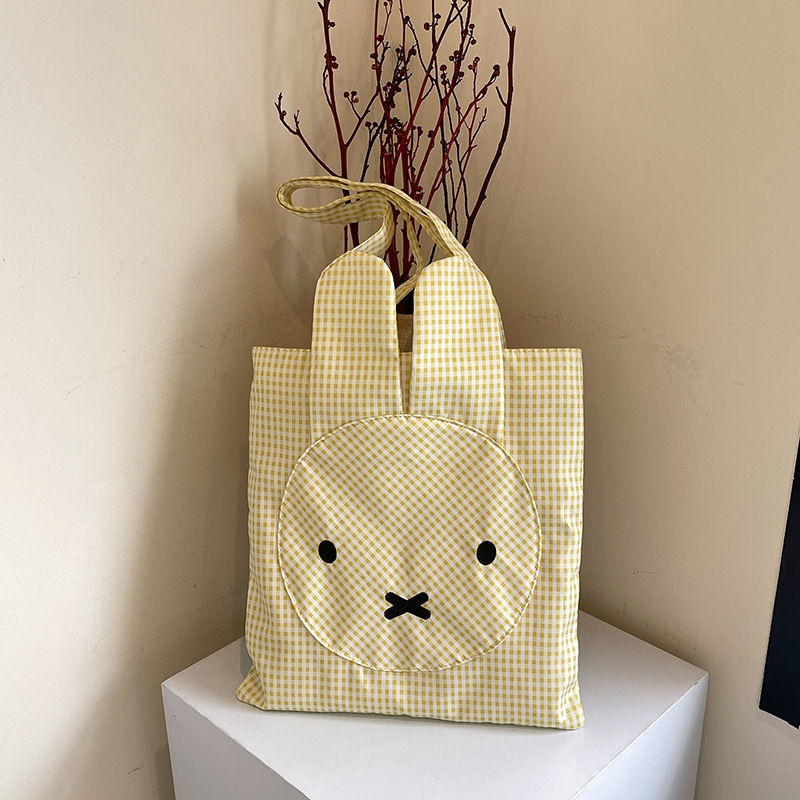 2025 New canvas bag, summer single-shoulder crossbody bag, versatile commuter handbag for women, fashionable and versatile tote bag full figure