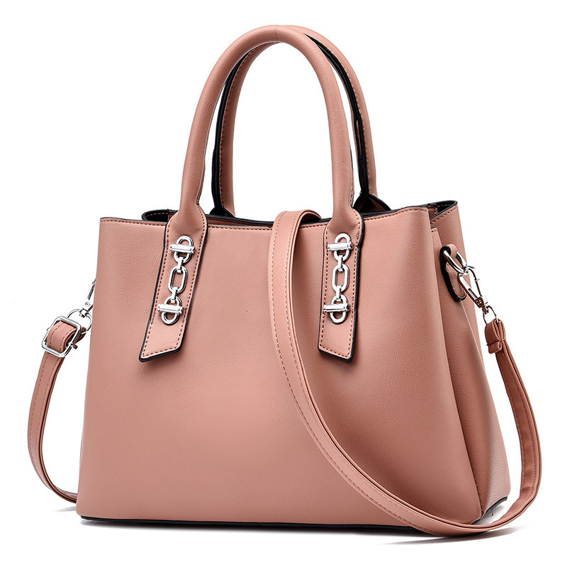 The 2025 new color-blocking women's bag is a streetwear, fashionable and simple women's hand-held shoulder bag Item Picture