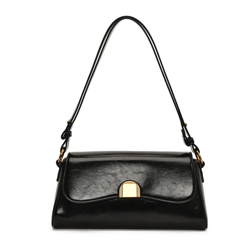 The new 2024 trendy underarm bag for women, the Maillard single-shoulder bag, is a high-end, simple and stylish small square bag for commuting Item Picture