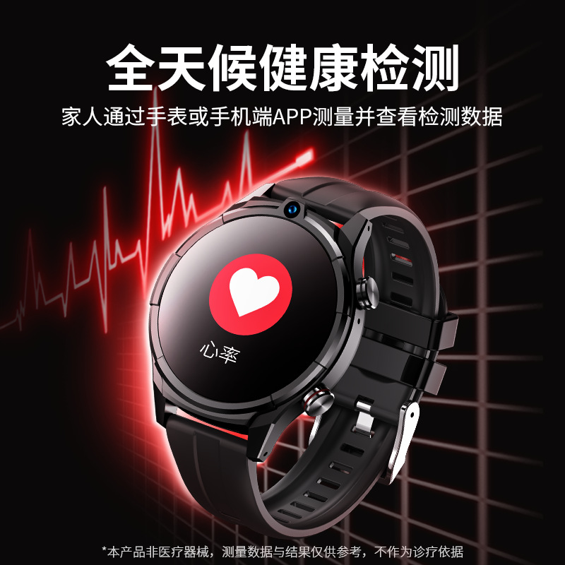 Elderly positioning phone, smartwatch, blood pressure, heart rate and blood oxygen measurement, wristband, health monitoring, anti-getting lost and fall alarm Application Scenario