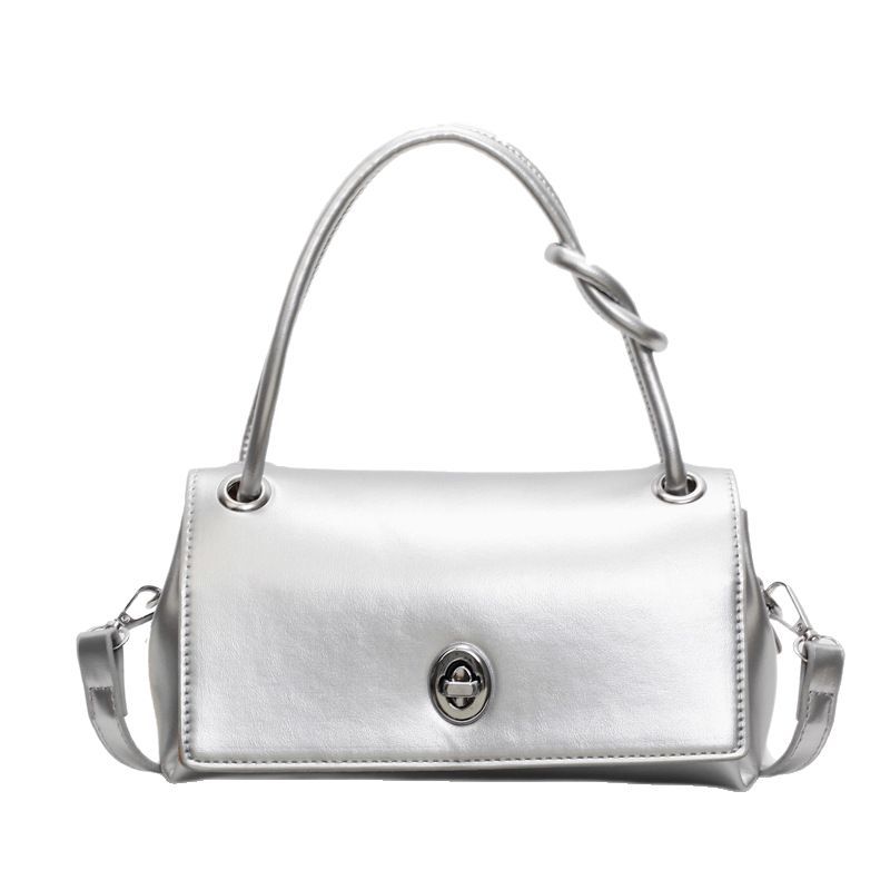 A versatile hand-held small square bag for 2025, a simple and fashionable single-shoulder underarm bag, a simple and casual crossbody bag Item Picture