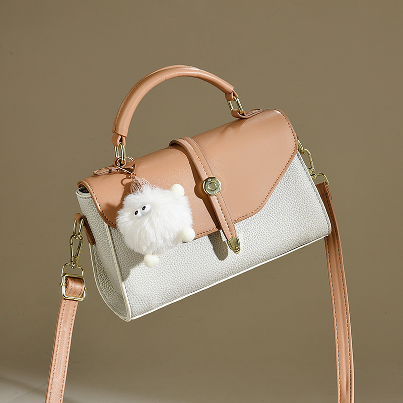 Retro, fashionable, simple and elegant 2025 early spring large-capacity new stylish ins hand-carry crossbody small square bag for women full figure