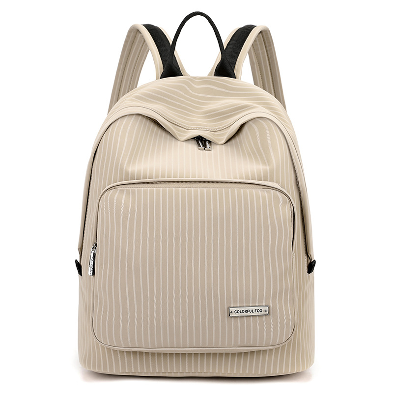 Colorful Fox Japanese Instagram niche, lightweight, simple, fashionable, versatile, large-capacity schoolbag for women Item Picture
