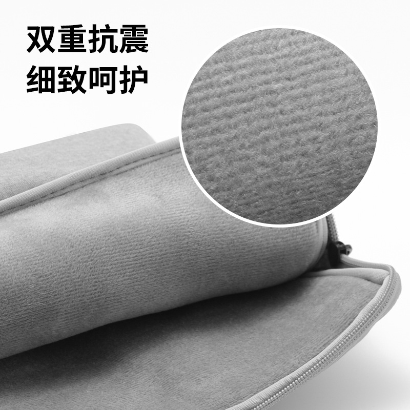 The manufacturer accepts processing and customizes 13-inch Oxford fabric and velvet notebook inner liner protective cases with logo for laptops Application Scenario