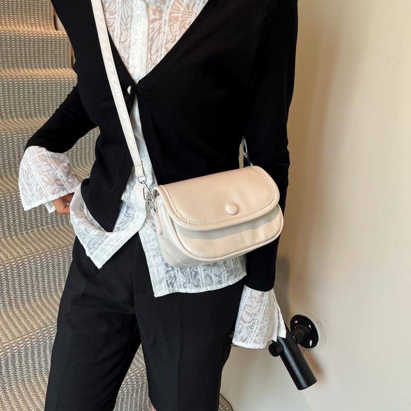 Fresh and fashionable small square bag for women 2025 summer, simple and versatile single-shoulder crossbody women's bag, cross-border trendy small bag Specification drawing