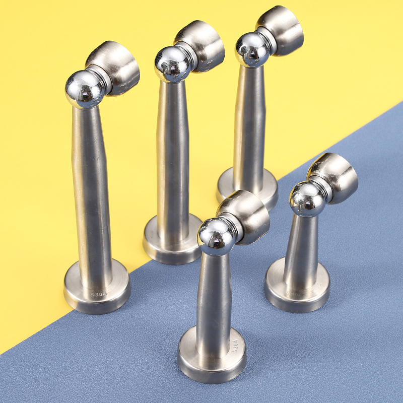 Thickened stainless steel, extended door stop, raised door bump door, bedroom door, wooden door, room door Specification drawing