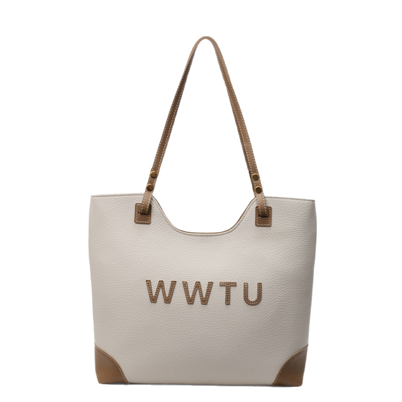 Fashionable large-capacity tote bag for women 2025 new style, casual and versatile, fashionable single-shoulder armpit bag for work and commuting Item Picture