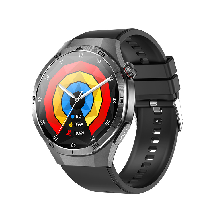 The 2025 new ET456 smartwatch features a 1.56 large screen, AMOLEDECG Bluetooth call, blood glucose and blood oxygen GBAND full figure