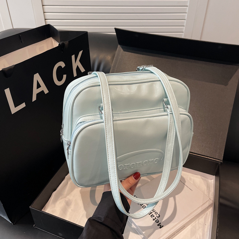 High-end backpack for women, 2025 new sweet and cool style, large-capacity college student backpack, Korean version single-shoulder underarm bag full figure