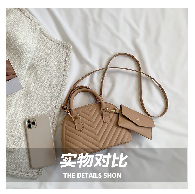 Shell bag for women, candy-colored casual and fashionable diamond-shaped summer new commuter trendy handbag, single-shoulder crossbody bag for women Specification drawing