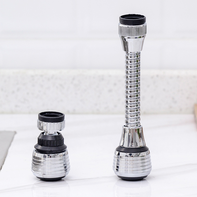Extended faucet spout splash preventer, water-saving device, kitchen and household extended shower head, spray extender, filter Specification drawing