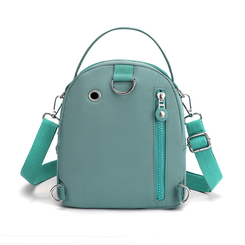 Korean-style fashionable women's crossbody bag, simple and convenient travel backpack, multi-functional large-capacity three-in-one single-shoulder bag Item Picture