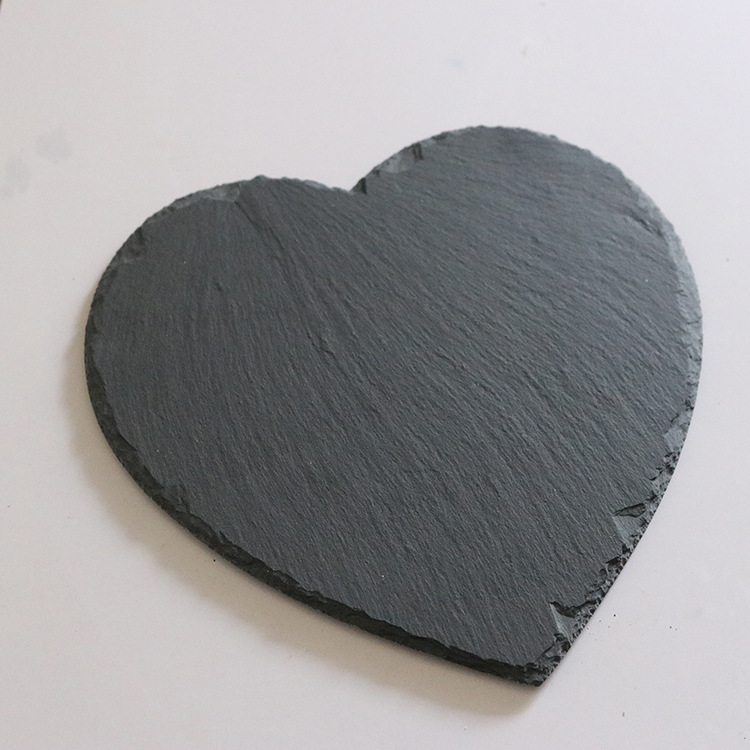 Star Factory supplies SLATE dinner plates, cheese dinner plates, SLATE coasters, heart-shaped dinner plates heart Application Scenario