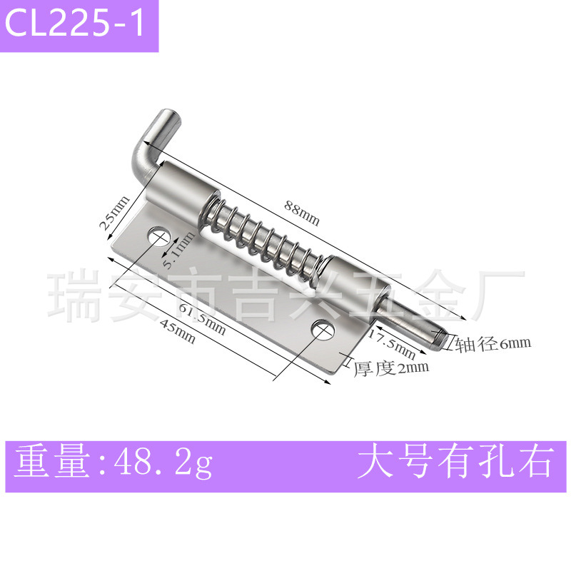 Wholesale 304 stainless steel spring pins, door and window pins, welded industrial pins, stainless steel spring pins Application Scenario