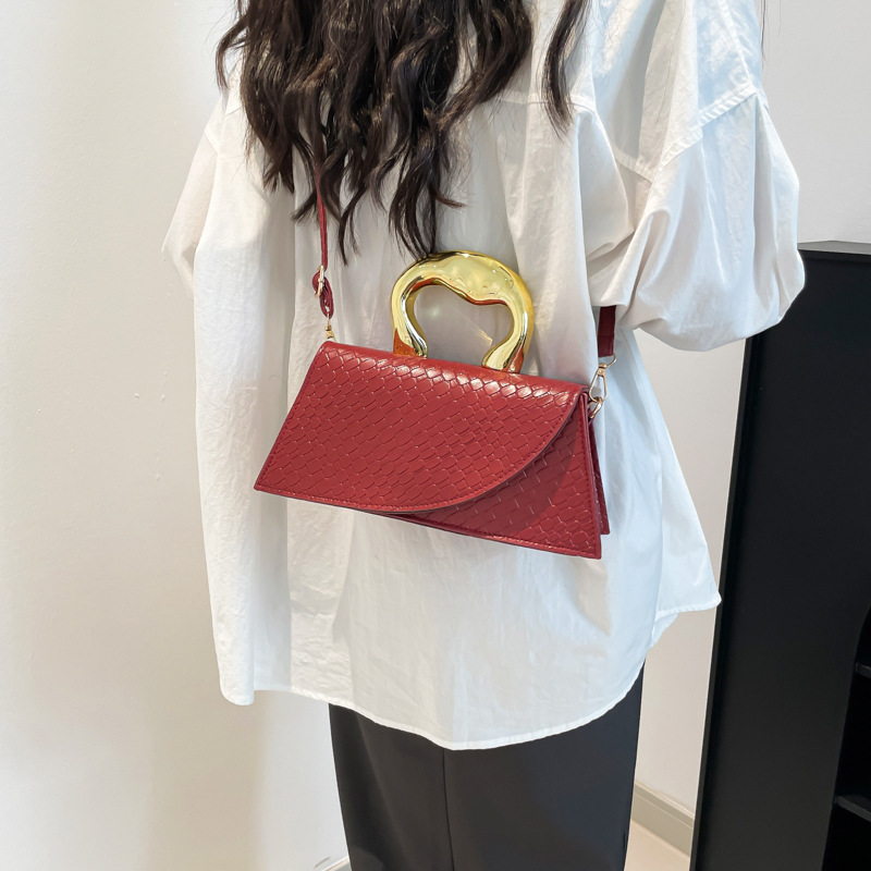 bags High-end style bags for women 2025 New niche design small square hand-held bag for commuting, stylish single-shoulder crossbody bag Specification drawing