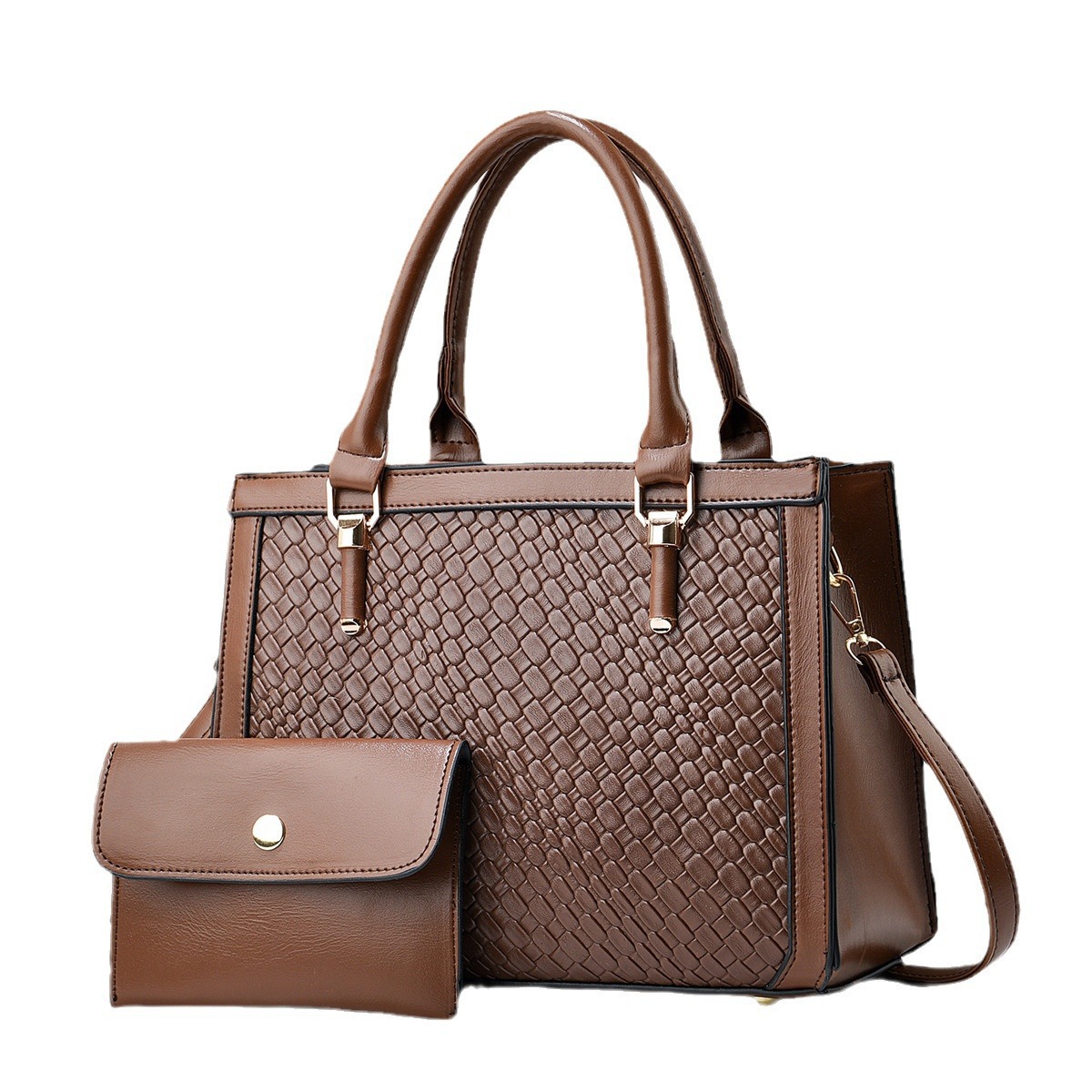 The manufacturer's best-selling new hand-held women's versatile winter large bag, a popular women's fashion 2024 single-shoulder crossbody bag Item Picture