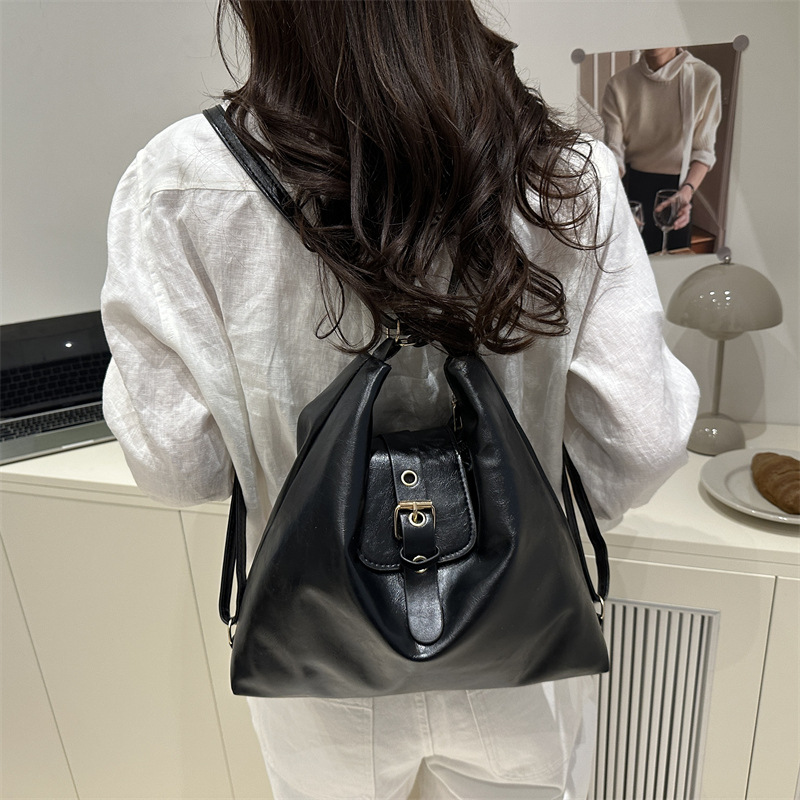 Women's backpack 2025 New Spring/Summer single-shoulder multi-functional large-capacity commuter bag Tote crossbody bag details Picture
