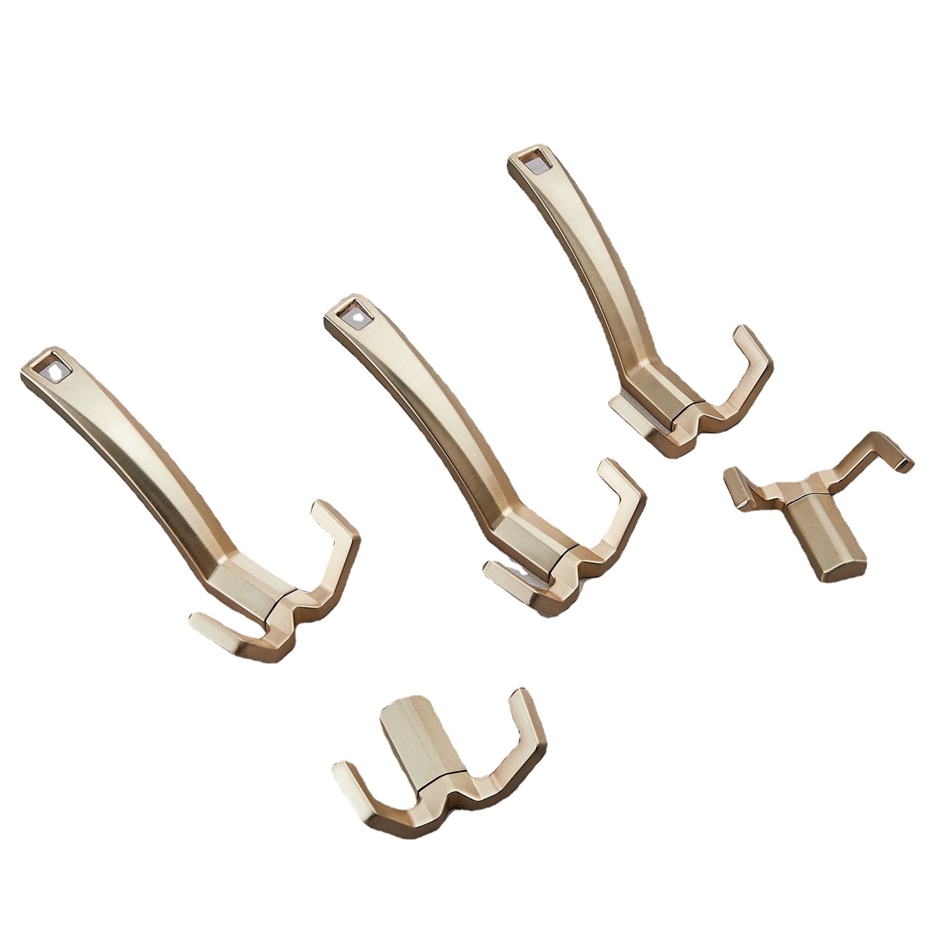 Wholesale of double hooks for zinc alloy clothes, hats, doors, wardrobes, walls, foyers, kitchens, Windows, bathrooms and storage Application Scenario