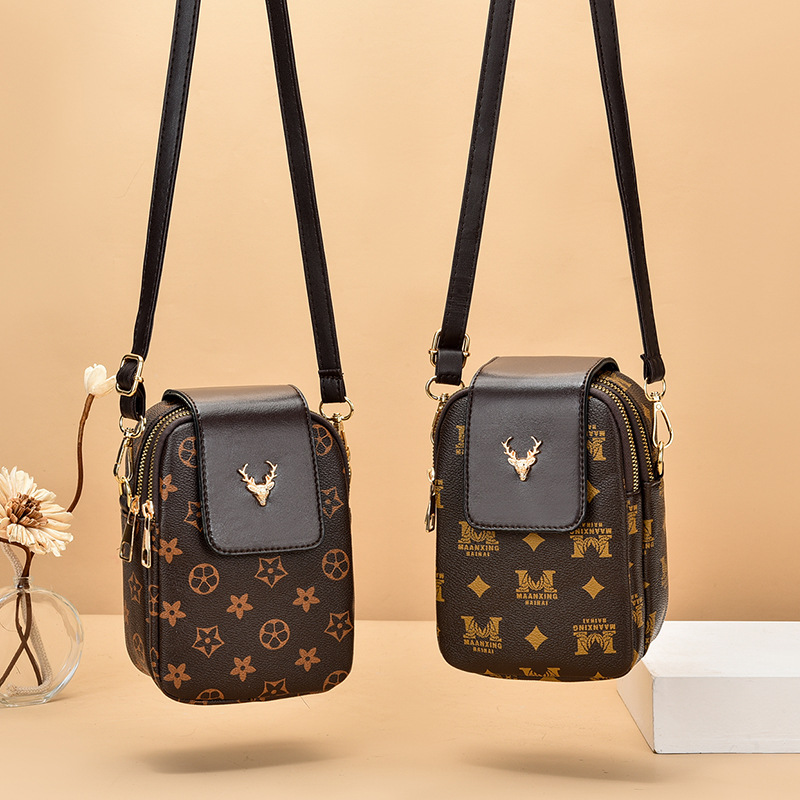 Spring and summer mini bags, mini phone bags, crossbody bags, stylish and versatile single-shoulder bags, 2022 new fashionable women's bags Specification drawing