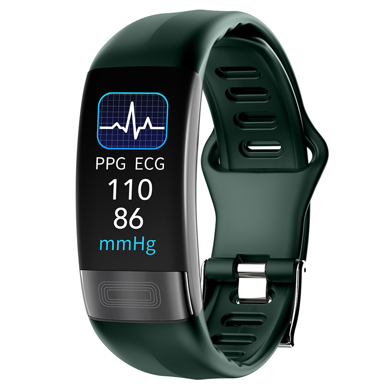 Cross-border P11PLUS Smart Bracelet, Electrocardiogram, body temperature, Heart rate, Blood Oxygen, exercise step count smart Fitness bracelet Item Picture