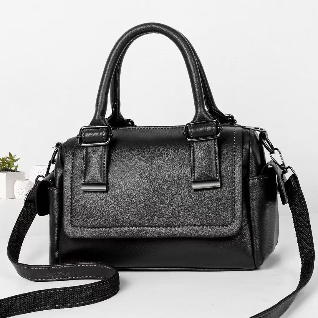 Factory direct sales of PU soft leather women's bags, 2025 new style single-shoulder bags, fashionable and high-quality, commuter women's crossbody bags full figure