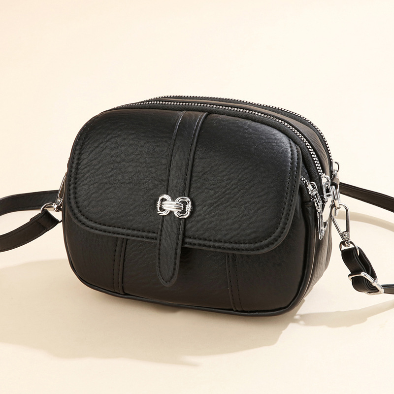 The new 2025 stylish and versatile crossbody small round bag for women, a high-end single-shoulder bag with a high-quality hand-held bag details Picture