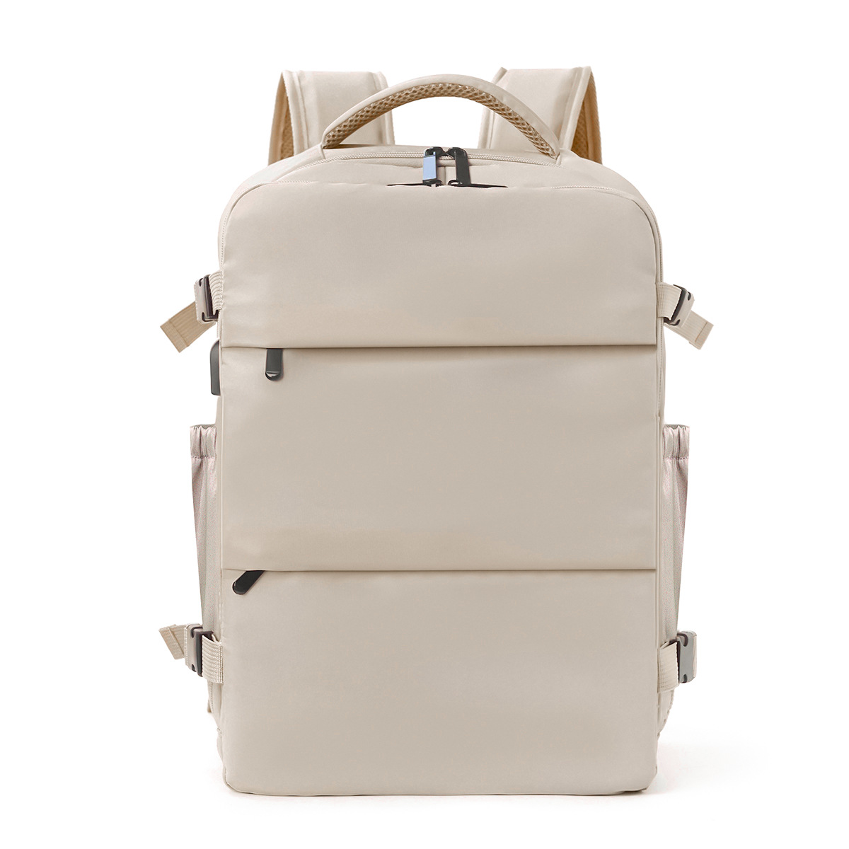 Feihong Cross-border Backpack: Large-capacity, multi-functional, dry and wet classification, waterproof and high-end Mommy backpack for business trips and travels Item Picture