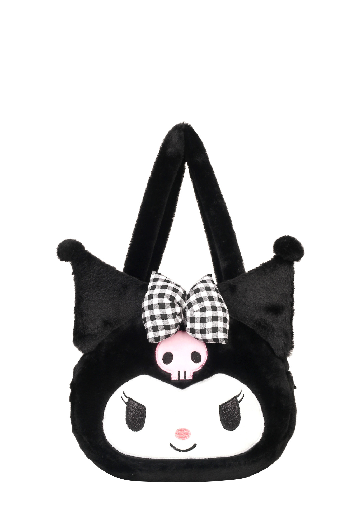 A cute Japanese-style cartoon bag for both hand and shoulder use, a sweet and large-capacity plush crossbody bag for class Item Picture