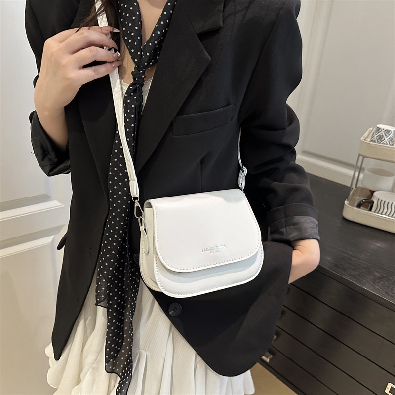 Cute and simple bag for women, 2025 new trendy Korean style small square bag, texture casual crossbody small bag, beautiful single-shoulder bag Specification drawing