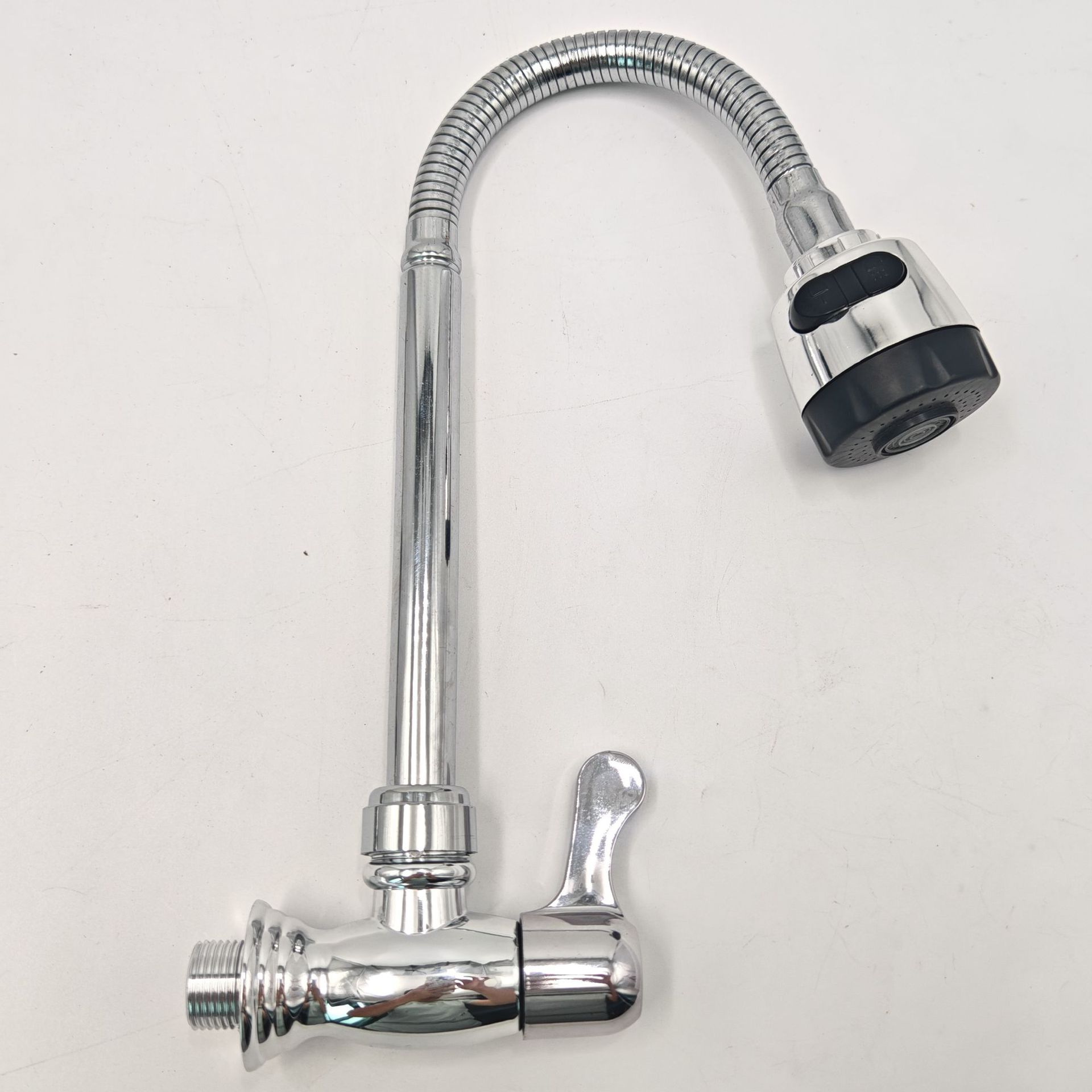 Universal faucet, kitchen wall-mounted single cooling universal sink faucet, kitchen stainless steel balcony faucet Application Scenario
