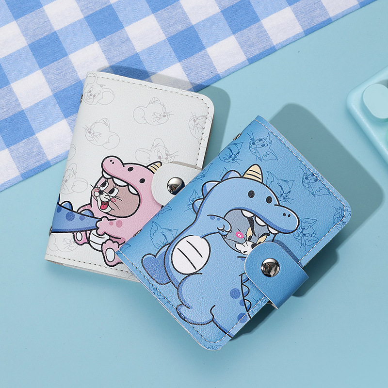New capacity multi-slot card case, mini and cute all-in-one bag, business card holder, ID card, driver's license and cartoon card case details Picture