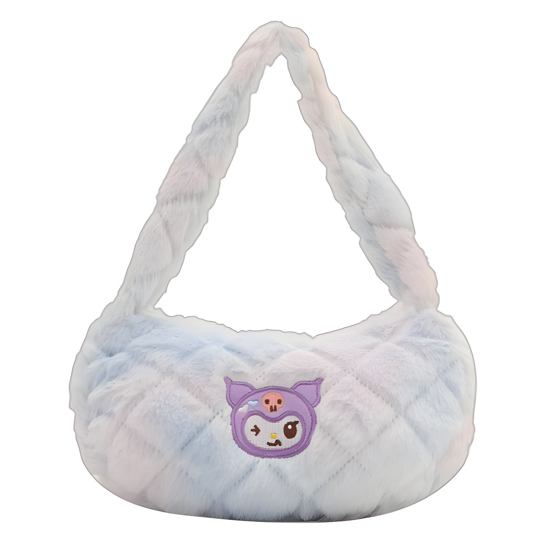 Cartoon tie-dyed hand-held armpit bag, cartoon single-shoulder grab doll, foreign trade hand-held bag, shoulder crossbody bag, factory direct sales Item Picture