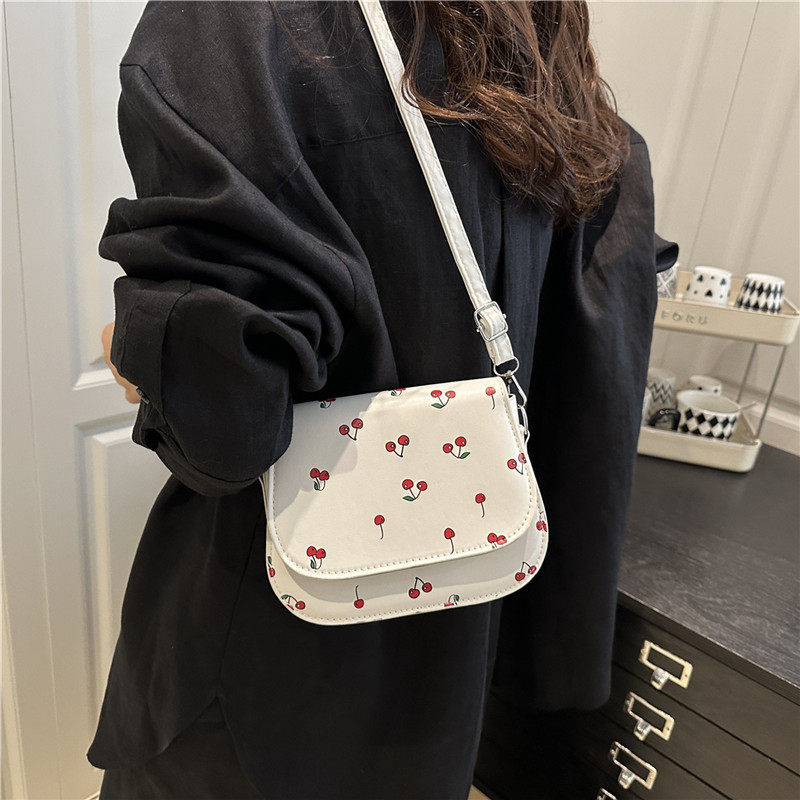 French niche underarm bag, cross-border 2025 fashion printed handbag, urban simple hand-held bag, underarm bag details Picture
