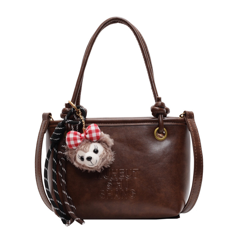 A niche and fashionable hand-held bucket bag for women, a new 2024 simple and casual single-shoulder bag, a high-end and trendy versatile women's bag Item Picture