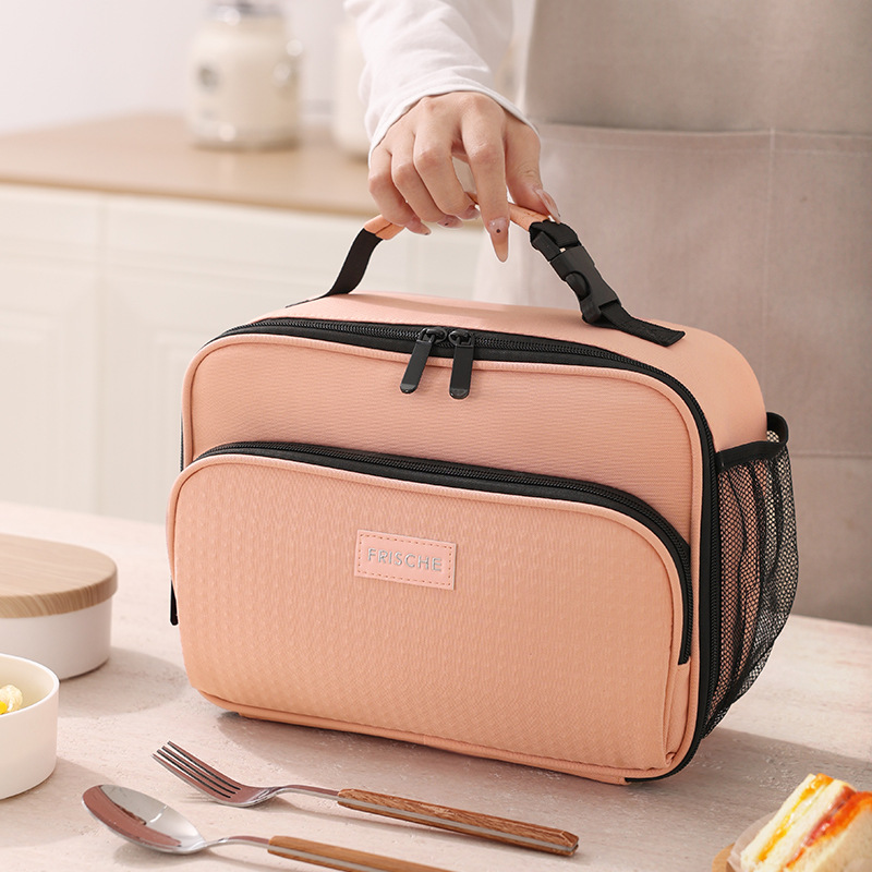 New Imperial cuisine square style ice packs, office workers' hand-held insulated bags, portable lunch box bags, and student insulated bento bags details Picture
