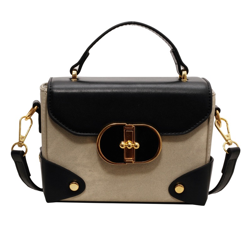 This year, small bags are popular for women's fashion and versatility. The 2023 new retro single-shoulder crossbody bag, hand-held box, and small square bag Item Picture