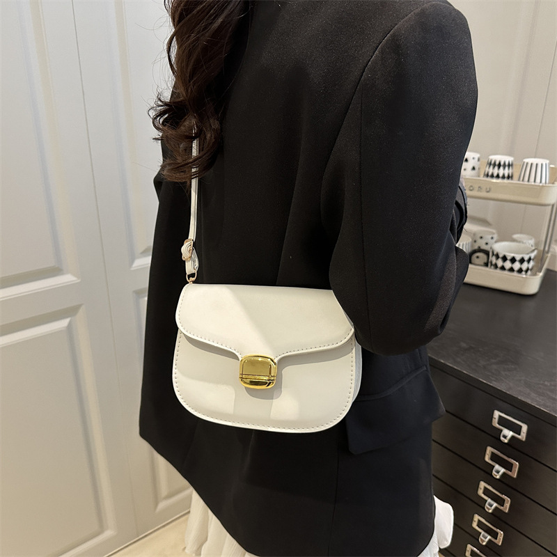 Cross-border bag for Women 2025 New Style fashionable saddle bag, Korean version, niche, high-end, casual and versatile crossbody bag Specification drawing