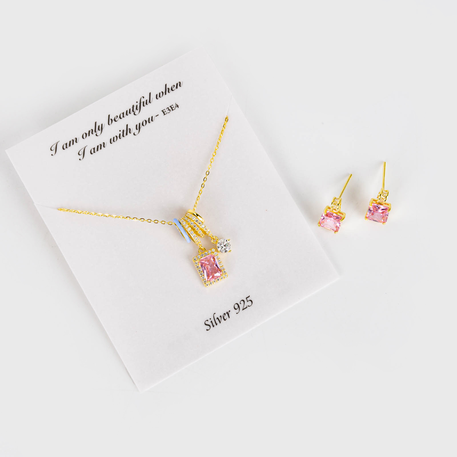 极光冰晶项链轻奢锁骨链优雅百搭饰品情人节礼物