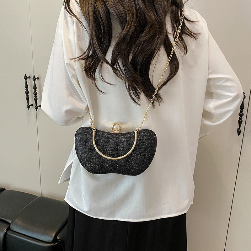 Fashionable and niche design chain bag handbag, 2025 new trendy bag, cute commuting single-shoulder crossbody bag Specification drawing