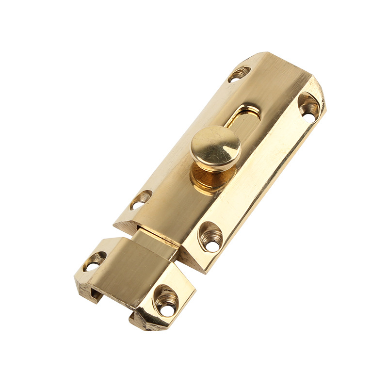 Weitlang antique bright copper latch 2.5-6 inch thickened all-copper exposed door latch and door bolt wholesale Item Picture