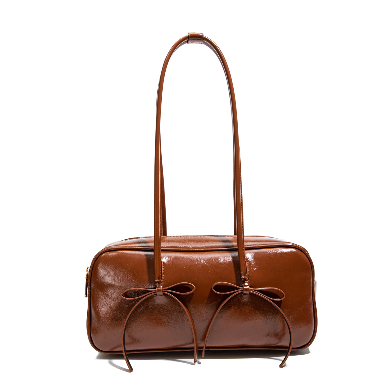 Urban simple and elegant underarm bag for women 2024 new style fashionable commuter bag, solid color design, single-shoulder underarm bag, trendy Item Picture