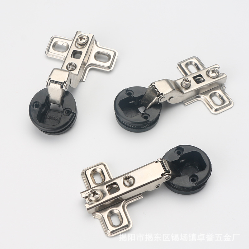 Glass hinge, tail-opening glass hinge, two-hole base, ordinary spring hinge, hinge, plastic hinge details Picture