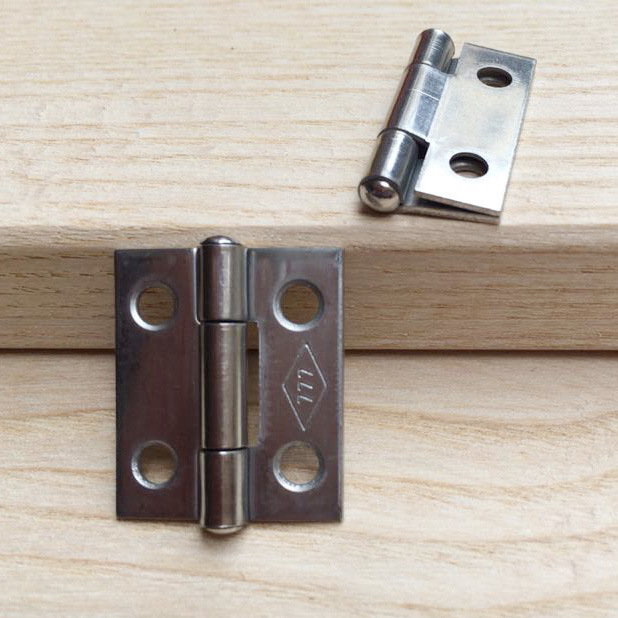 Wholesale of 304 stainless steel hinges, folding and welding hardware for furniture cabinet doors, small folding hinges and mini hinges details Picture