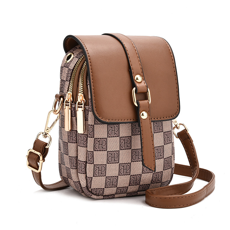 The manufacturer's super popular 2023 new fashionable and casual soft leather phone bag and stylish crossbody single-shoulder bag for summer are available for one-piece consignment Item Picture