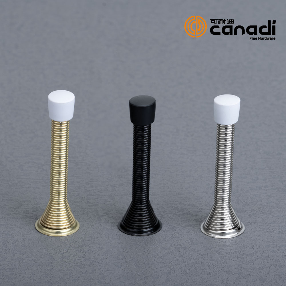American-style spring door top children's anti-pinch safety spring door stop, high-quality spring steel, thickened rubber head, anti-rust coating details Picture
