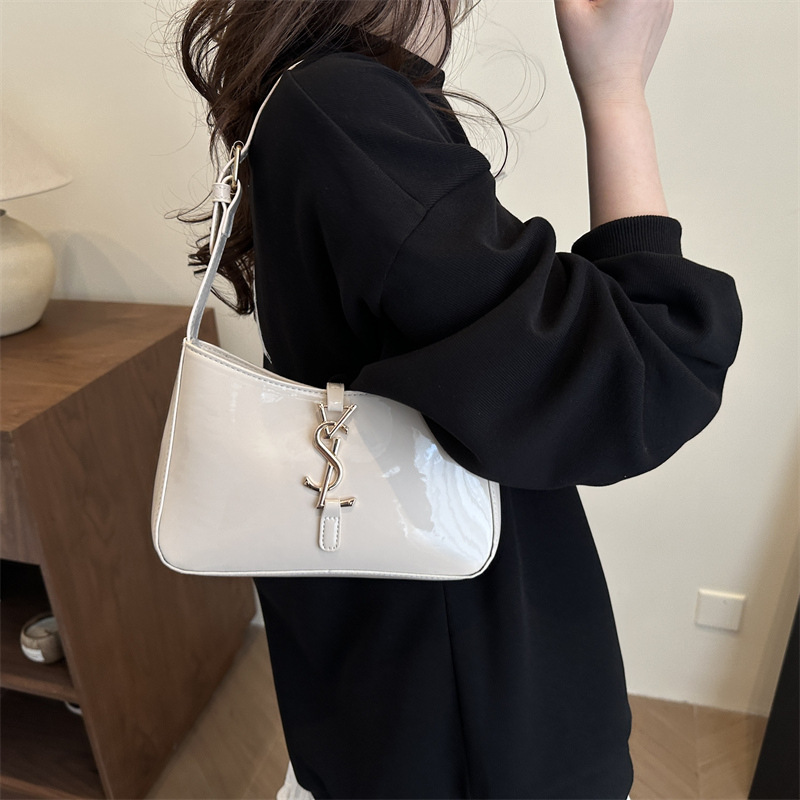 New cross-border handbag for Spring/Summer 2025, versatile and elegant, underarm bag, high-end quality, single-shoulder fashionable women's bag Specification drawing
