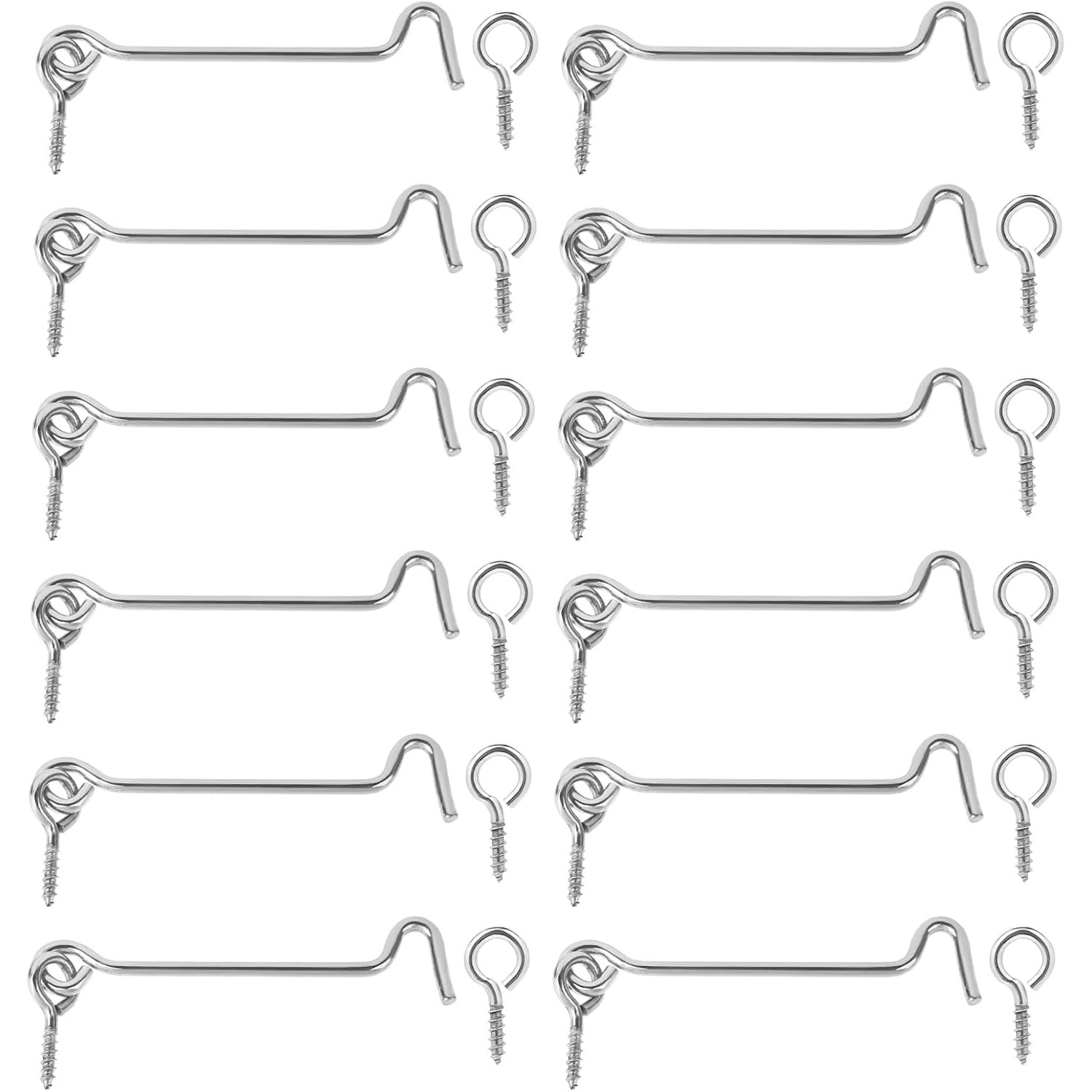 Cross-border Amazon metal iron window hooks, old-fashioned window wind hooks, window hooks, wind hooks, hooks, nails, and hooks full figure