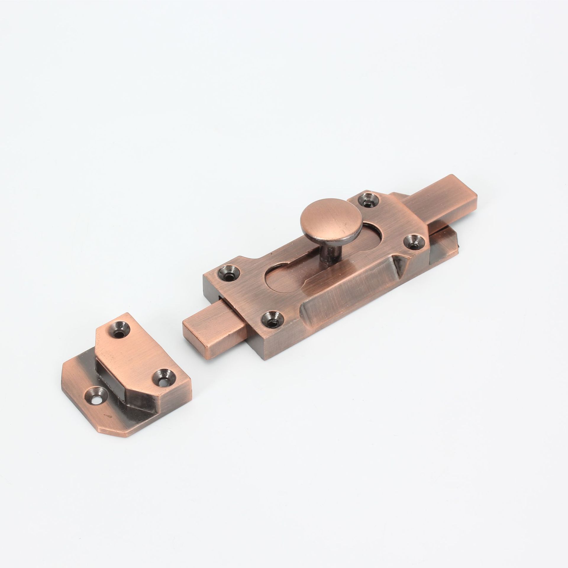 Antique copper European-style simple zinc alloy solid latch for doors and Windows, door bolts, door latches, door buckles, antique engineering latch manufacturer details Picture