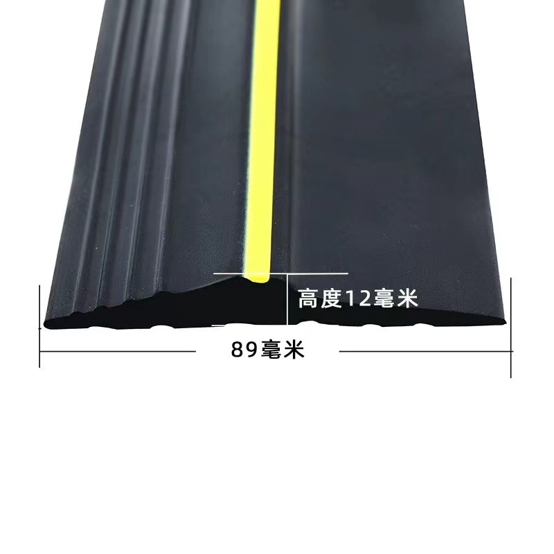 Garage threshold strip, non-perforated roller shutter door, bottom gap sealing strip, water-blocking and dust-proof sealing rubber strip details Picture